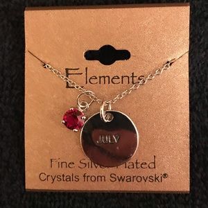 July Birthstone Necklace